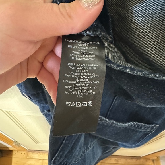 We The Free Denim Ziggy Overalls Size Large - Picture 7 of 8